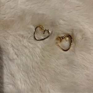 Adorable Napier heart shaped earrings